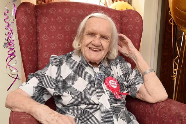 Irene Hindle has died aged 106.