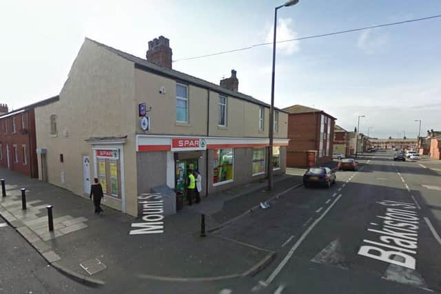 Thieves stole a quantity of alcohol from Spar in Blakiston Street, Fleetwood at around 5am this morning (Friday, December 13). Pic: Google
