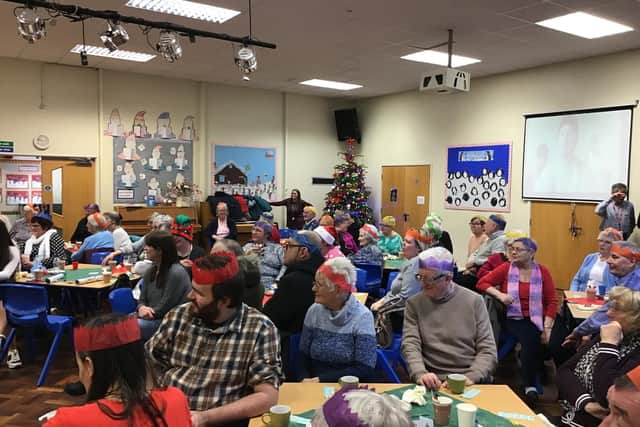 Guests enjoyed entertainment by Manor Beach primary school pupils.