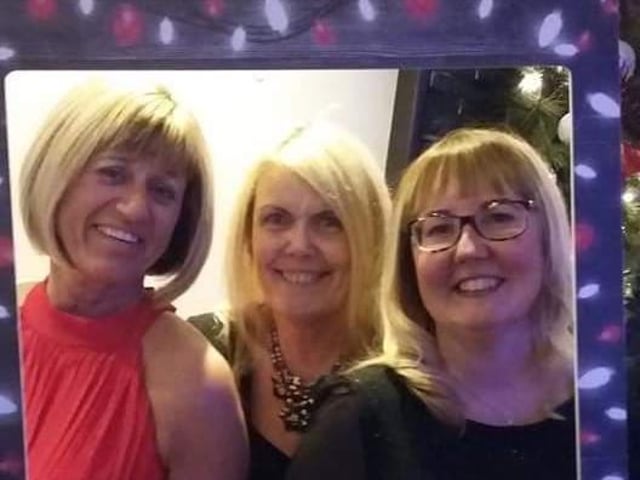 Members of SASS, Petra Bee, Karen Nicholson and Helen Simey at Fleetwood Festive Lights