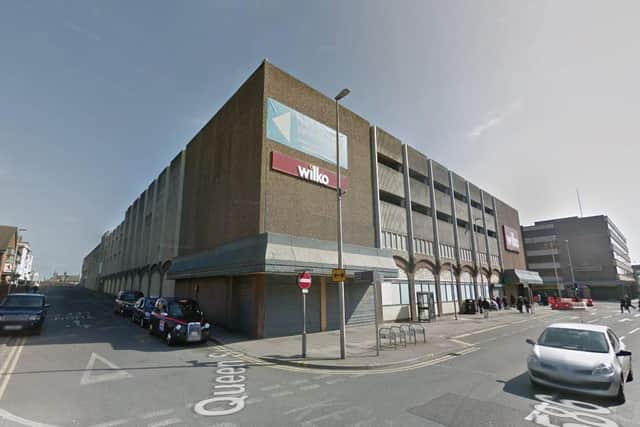 A man died after falling from a multi-storey car park in Dickson Road, Blackpool on Monday (December 17). Pic: Google