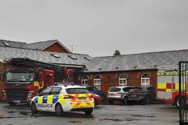 A faulty fan is the 'likely' cause of a fire at Baines High School, in Highcross Road, Poulton, on September 27, 2019, a new report has found