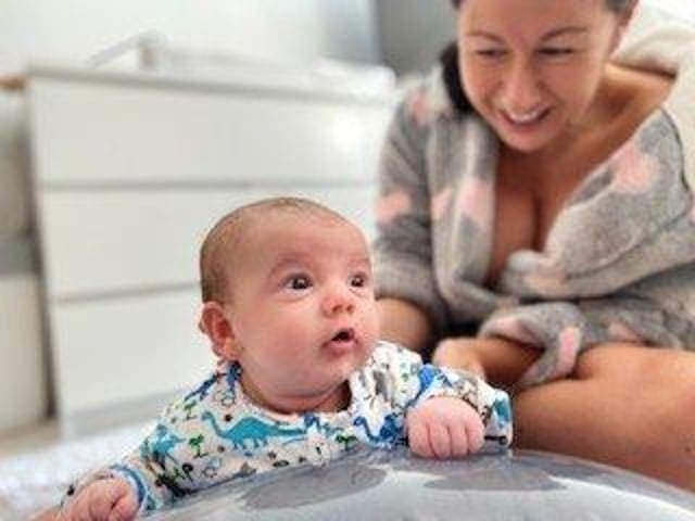 Hayley Tamaddon with Jasper