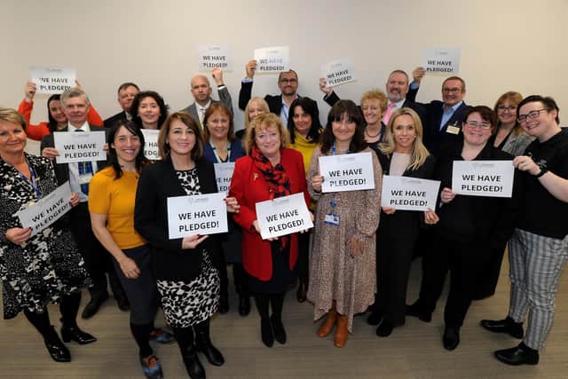 The first companies and organisations to sign up to the Lancashire Skills Pledge have been hailed