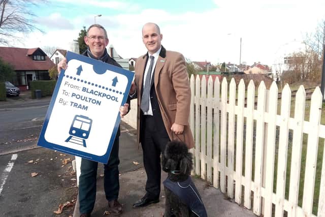 Paul Maynard, pictured with Northern Powerhouse minister Jake Berry, has included improved transport links in his priorities