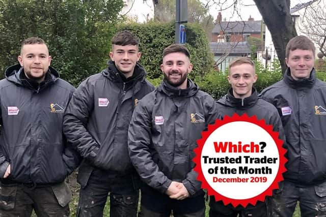 The team from JR Roofing of Blackpool who have won a trusted trader award from Which? after helping a pensioner couple whose roof had been bodged by cold callers