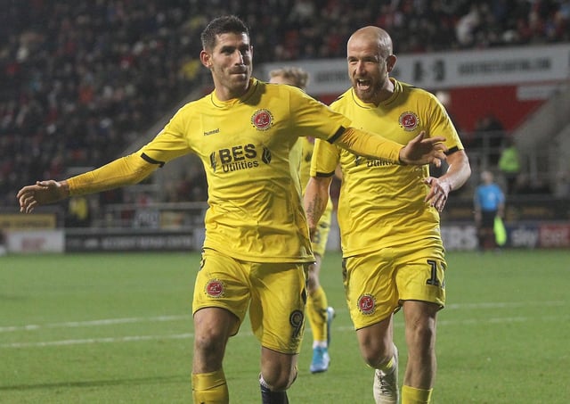 Ched Evans and Paddy Madden teamed up well at Rotherham