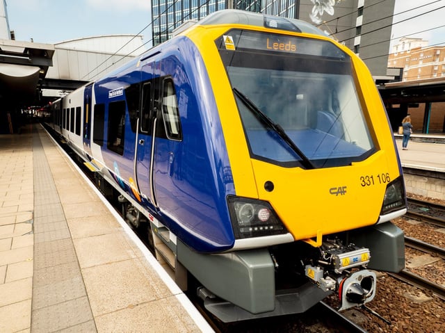 One of the new trains that Northern has brought to the tracks in the North West