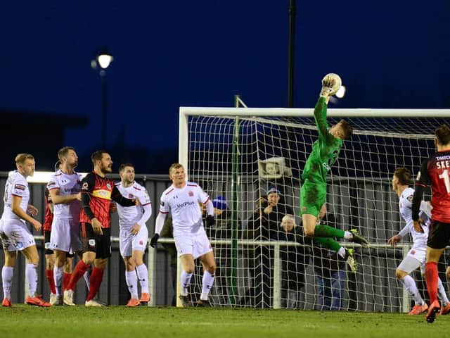 Loan keeper Sam Hornby has been brilliant for Fylde says boss Jim Bentley Picture: STEVE MCLELLAN