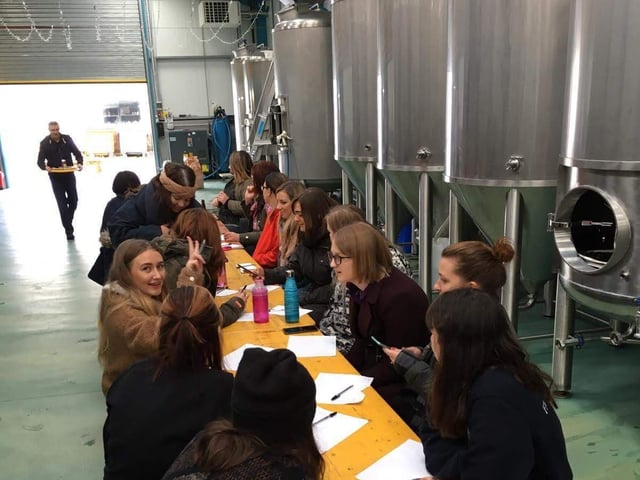Preston Beer Girls compare notes