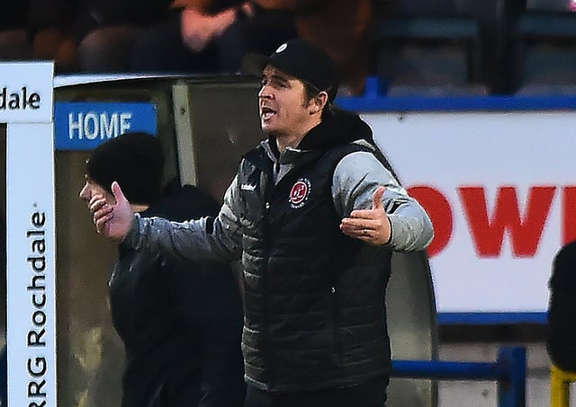 Fleetwood Town head coach Joey Barton saw his players win at Rochdale on Boxing Day