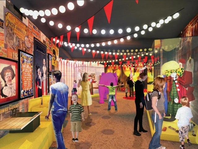 An artists impression of the museum