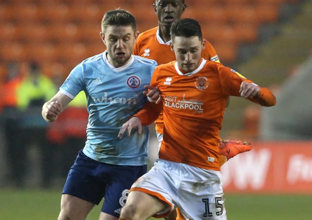 Blackpool's Jordan Thompson has been linked with a move away
