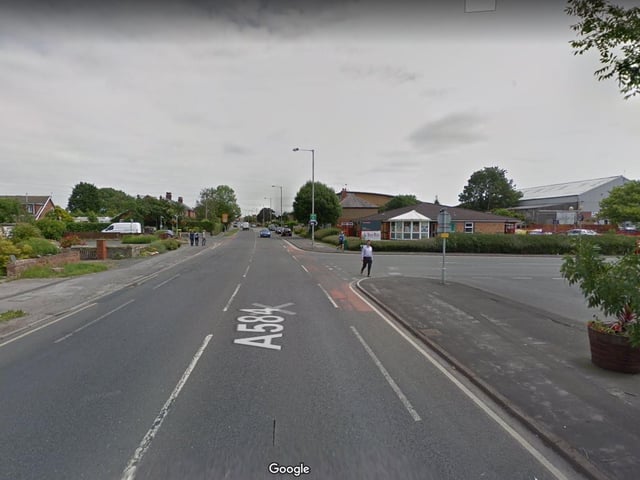 No injuries werereported, but the crash caused significant delays on theA584 Lytham Road near Busy Bees Nursery. (Credit: Google)