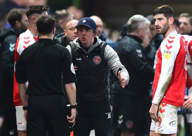 Joey Barton was sent to the stand last weekend