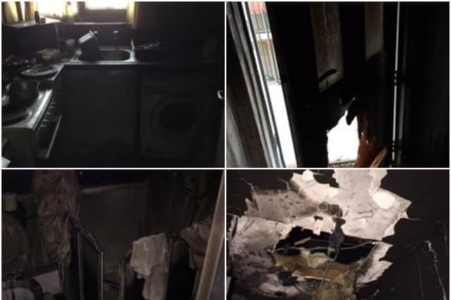 Martin Mulvey, 54, was jailed for five years after barricading himself inside his council flat in Rodwell Walk, Grange Park, and setting it on fire. Ambulance technician Dave Boardman helped rescue 22 neighbours by banging on their doors to wake them up (Picture: Blackpool Council)