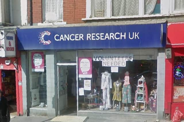 More than 500 was stolen from Cancer Research