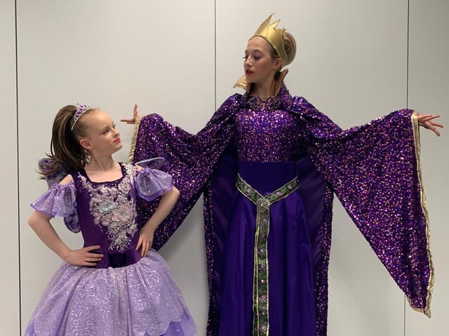 Rainbow Dance and Theatre School in rehearsals for Snow White