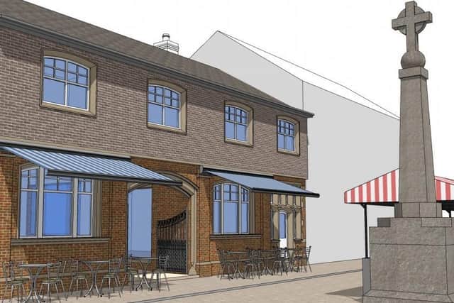 Plans submitted by Stanton Andrews Architects for 'Bobby's Yard'