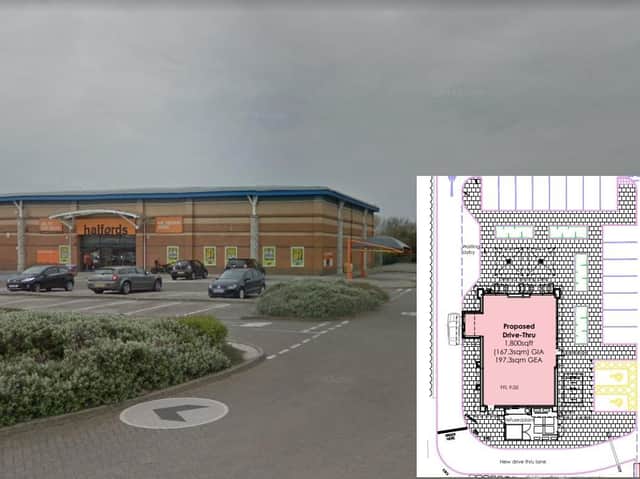 A Costa Coffee could be built next to Halfords in South Shore