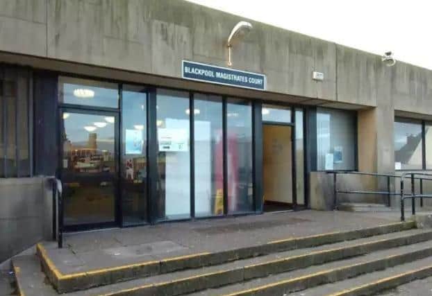Sean Downes, 31,of Nesswood Avenue, South Shore, admitted having an offensive weapon in public when he appeared at Blackpool Magistrates' Court