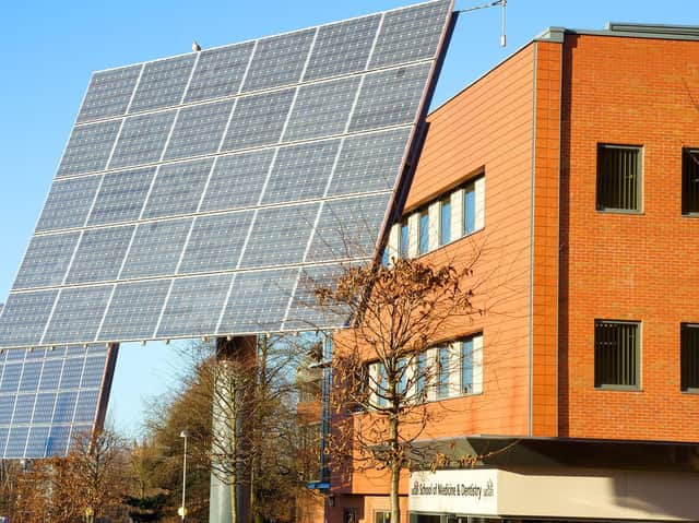 The solar tracker at UCLan