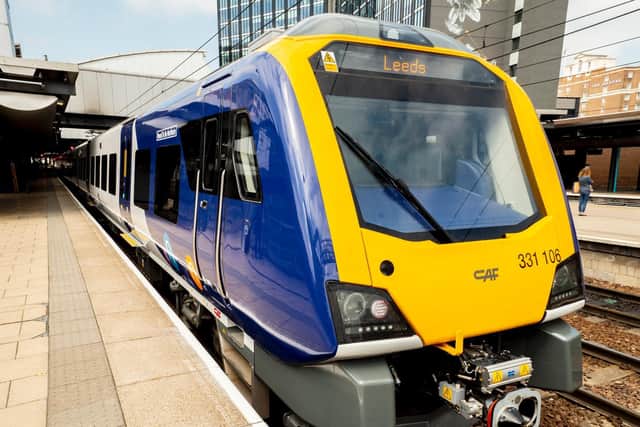 One of the new Northern trains which should help improve services