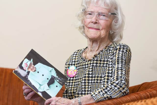 Elise Harrold, of Bispham, who has celebrated her 100th birthday