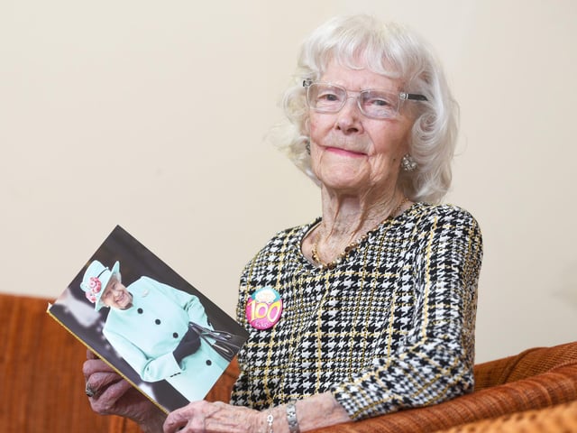 Elise Harrold, of Bispham, who has celebrated her 100th birthday