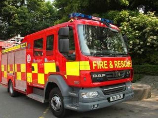 Firefighters attended a collision on Reads Avenue, Blackpool