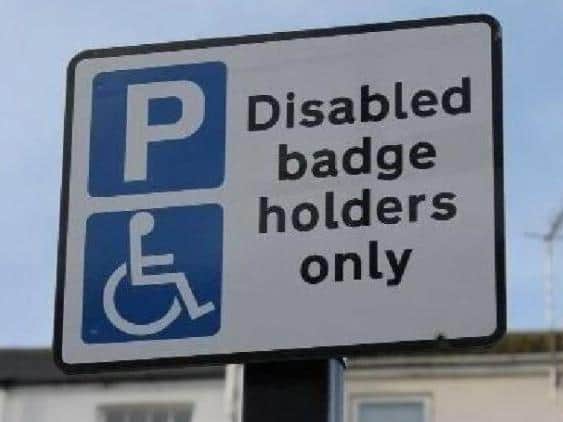 Blue badges have to be renewed every three years