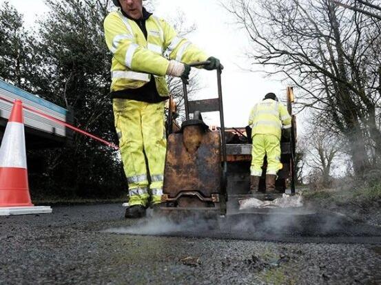 There are target times for pothole repair depending on their size and location