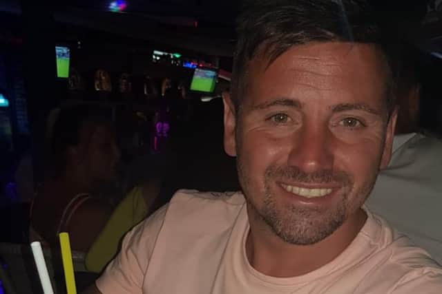 Blackpool dad David 'Kenny' Cram is fighting for his life in Blackpool Vic after what he thought was a cold turned into sepsis. Credit: Lee Cram