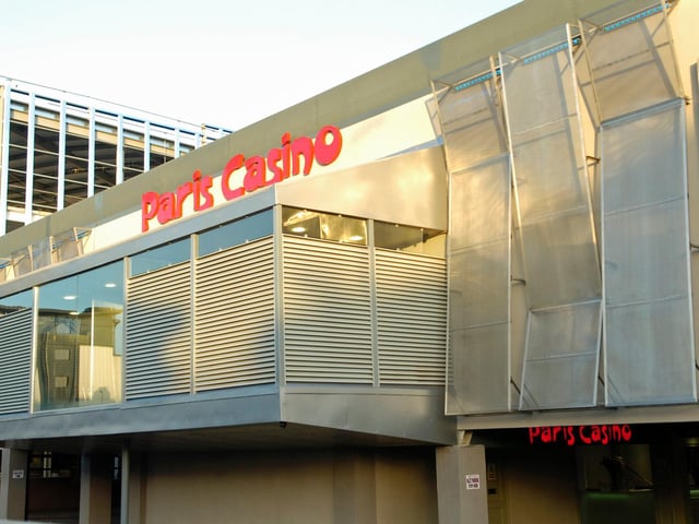 The site when it operated as the Paris Casino
