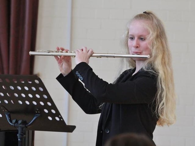 Kirkham Grammar School flute player Brioni Crowe