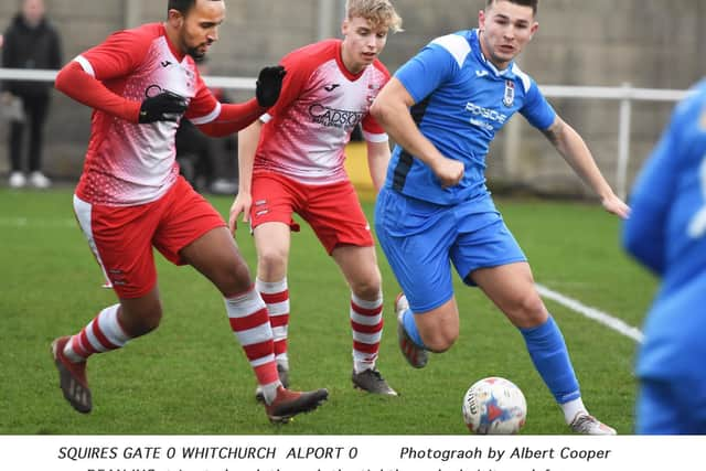 Dean Ing scored Gate's first goal at Ashton  Picture: ALBERT COOPER