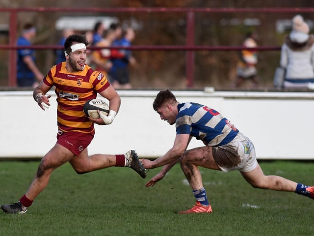 Connor Wilkinson scored three of Fylde's 10 tries at Stourbrdge