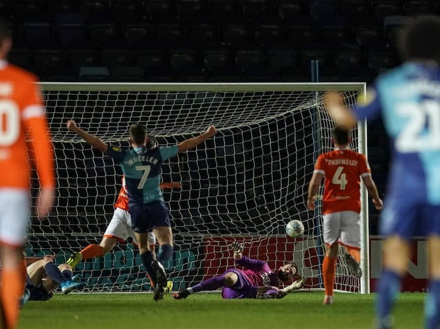 Wycombe condemned Blackpool to their fifth defeat from their last six league outings