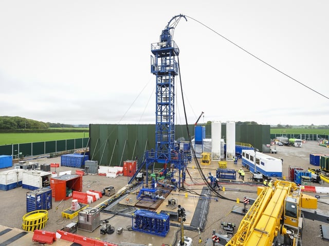 Cuadrilla's fracking equipment at Preston New Road