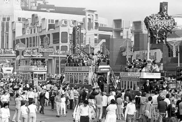 Blackpool Tram Centenary celebrations 1985
