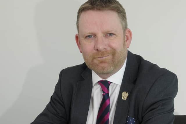 Council leader Simon Blackburn