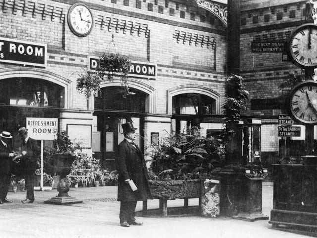 Station Superintendent Tommy Oldham on duty at Fleetwoods main station in Queens Terrace