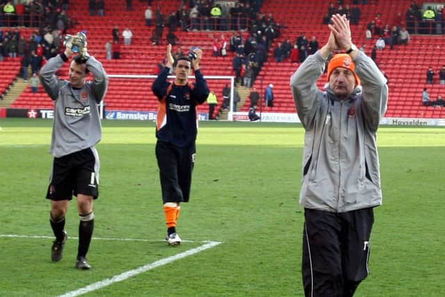 Parkes departed Bloomfield Road after a disagreement with Karl Oyston over finances