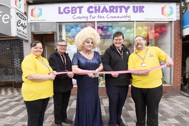 The opening of LGBT Charity UK on Talbot Road