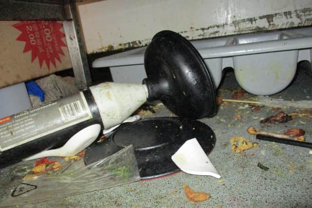 The kitchen at The Chinese Buffet in Blackpool was found to be filthy when inspectors went in. Photo: Blackpool Council