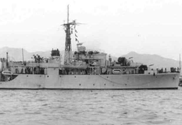 HMS Crane the anti-aircraft and anti-submarine sloop