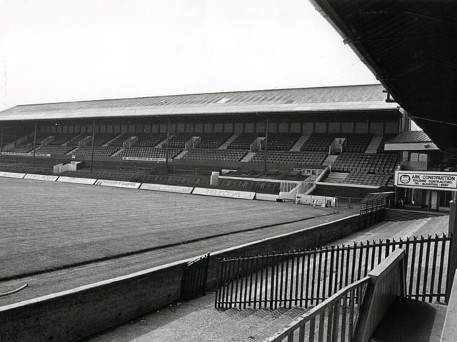 The South Stand at Blackpool Football Clubs Bloomfield Road stadium, which needs major redevelopment