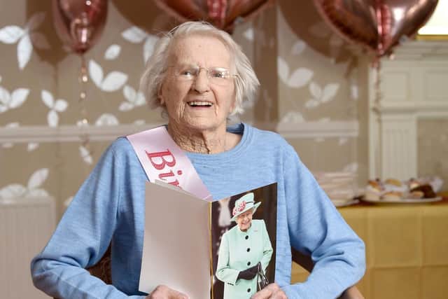 Norah Tomlinson celebrated her 100th birthday on Friday.