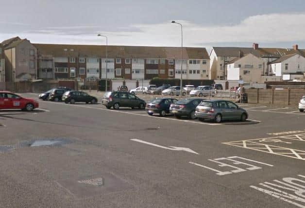 Derby Road West car park in Cleveleys.
