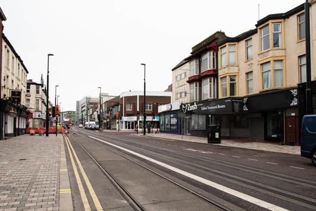 The tramway extension in Talbot Road, Blackpool town centre, is two years behind schedule. More than 150 defects have been identified by the council. Picture, dated Wednesday, February 19, 2020, by Kelvin Stuttard for JPIMedia